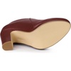 image:imageAllegra K Womens Platform Round Toe Chunky Heelss Ankle Booties  Dress BootsBurgundy
