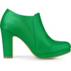 image:imageAllegra K Womens Platform Round Toe Chunky Heelss Ankle Booties  Dress BootsGrass Green