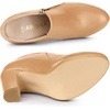 image:imageAllegra K Womens Platform Round Toe Chunky Heelss Ankle Booties  Dress BootsNude