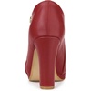 image:imageAllegra K Womens Platform Round Toe Chunky Heelss Ankle Booties  Dress BootsRed