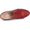 image:imageAllegra K Womens Platform Round Toe Chunky Heelss Ankle Booties  Dress BootsRed