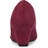 image:imageAllegra K Womens Pointy Toe Slip on Wedges Heels Pumps  Party ShoesBurgundy