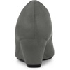 image:imageAllegra K Womens Pointy Toe Slip on Wedges Heels Pumps  Party ShoesGrey