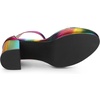 image:imageAllegra K Womens Printed Clear Platform Chunky Heel Sandals  Party SandalsColorful