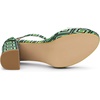 image:imageAllegra K Womens Printed Clear Platform Chunky Heel Sandals  Party SandalsGreen