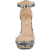 image:imageAllegra K Womens Printed Clear Platform Chunky Heel Sandals  Party SandalsGrey