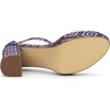 image:imageAllegra K Womens Printed Clear Platform Chunky Heel Sandals  Party SandalsPurple