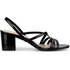 image:imageAllegra K Womens Strappy Slingback Chunky Heels Slide Sandals  Party SandalsBlack