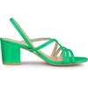 image:imageAllegra K Womens Strappy Slingback Chunky Heels Slide Sandals  Party SandalsGrass Green