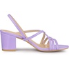 image:imageAllegra K Womens Strappy Slingback Chunky Heels Slide Sandals  Party SandalsPurple