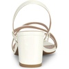 image:imageAllegra K Womens Strappy Slingback Chunky Heels Slide Sandals  Party SandalsWhite