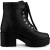 image:imageAllegra K Womens Zip Chunky Heel Platform Ankle Combat Boots  Casual BootsBlack