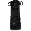 image:imageAllegra K Womens Zip Chunky Heel Platform Ankle Combat Boots  Casual BootsBlack