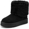 image:imageAllegra K Women Winter Warm Comfortable AntiSlip Snow BootsBlack