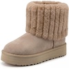 image:imageAllegra K Women Winter Warm Comfortable AntiSlip Snow BootsKhaki