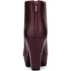 image:imageAllegra K Peep Toe Ankle Boots for Women Back Zip Chunky Heel Platform BootBurgundy