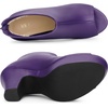 image:imageAllegra K Peep Toe Ankle Boots for Women Back Zip Chunky Heel Platform BootPurple