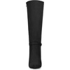 image:imageAllegra K Women Faux Suede Buckle Pointed Toe Stiletto Heel Knee High BootsBlack