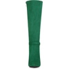 image:imageAllegra K Women Faux Suede Buckle Pointed Toe Stiletto Heel Knee High BootsEmerald Green