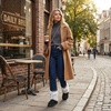 image:imageAllegra K Women Faux Suede Faux Fur Flat Pull on Snow Boots for WinterBlack
