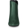 image:imageAllegra K Women PU Leather Pointed Toe Zipper Wedge Heel Ankle BootiesDark Green