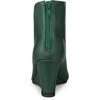 image:imageAllegra K Women PU Leather Pointed Toe Zipper Wedge Heel Ankle BootiesDark Green