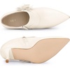image:imageAllegra K Women Pointy Toe Stiletto Heels Ankle BootiesCream