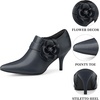 image:imageAllegra K Women Pointy Toe Stiletto Heels Ankle BootiesNavy Blue
