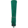 image:imageAllegra K Women Rhinestone Crystal Chain Pointed Toe Stiletto Heels BootsGreen
