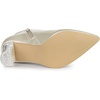 image:imageAllegra K Women Rubber Clear Heel Pointed Toe Chunky Heels Ankle BootsGold