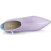 image:imageAllegra K Women Rubber Clear Heel Pointed Toe Chunky Heels Ankle BootsPurple