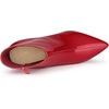 image:imageAllegra K Women Rubber Clear Heel Pointed Toe Chunky Heels Ankle BootsRed