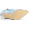 image:imageAllegra K Women Rubber Clear Heel Pointed Toe Chunky Heels Ankle BootsSky Blue