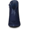 image:imageAllegra K Women V Shape Pointed Toe Stiletto Heel Ankle Boots Side ZipperDark Blue
