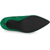 image:imageAllegra K Women V Shape Pointed Toe Stiletto Heel Ankle Boots Side ZipperGreen