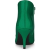 image:imageAllegra K Women V Shape Pointed Toe Stiletto Heel Ankle Boots Side ZipperGreen
