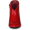 image:imageAllegra K Women V Shape Pointed Toe Stiletto Heel Ankle Boots Side ZipperRed