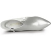 image:imageAllegra K Women V Shape Pointed Toe Stiletto Heel Ankle Boots Side ZipperSilver