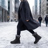 image:imageAllegra K Women Warm NonSlip Flat Side Zipper Ankle Snow BootsBlack