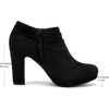 image:imageAllegra K Womens Booties Slouch Chunky Heel Platform Ankle BootsBlack