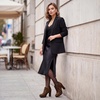 image:imageAllegra K Womens Booties Slouch Chunky Heel Platform Ankle BootsLeopard