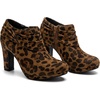 image:imageAllegra K Womens Booties Slouch Chunky Heel Platform Ankle BootsLeopard