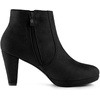 image:imageAllegra K Womens Chunky Heel Platform Ankle BootsBlack