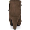 image:imageAllegra K Womens Chunky Heel Platform Ankle BootsDark Brown