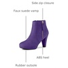 image:imageAllegra K Womens Chunky Heel Platform Ankle BootsDeep Purple