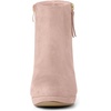 image:imageAllegra K Womens Chunky Heel Platform Ankle BootsDust Pink
