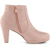 image:imageAllegra K Womens Chunky Heel Platform Ankle BootsDust Pink