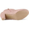 image:imageAllegra K Womens Chunky Heel Platform Ankle BootsDust Pink