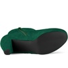 image:imageAllegra K Womens Chunky Heel Platform Ankle BootsEmerald Green