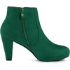 image:imageAllegra K Womens Chunky Heel Platform Ankle BootsEmerald Green